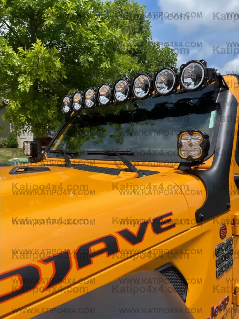 Gravity® LED Pro6 - 50" Light Bar Kit - for 21+ Jeep Wrangler 392 or Gladiator Mojave