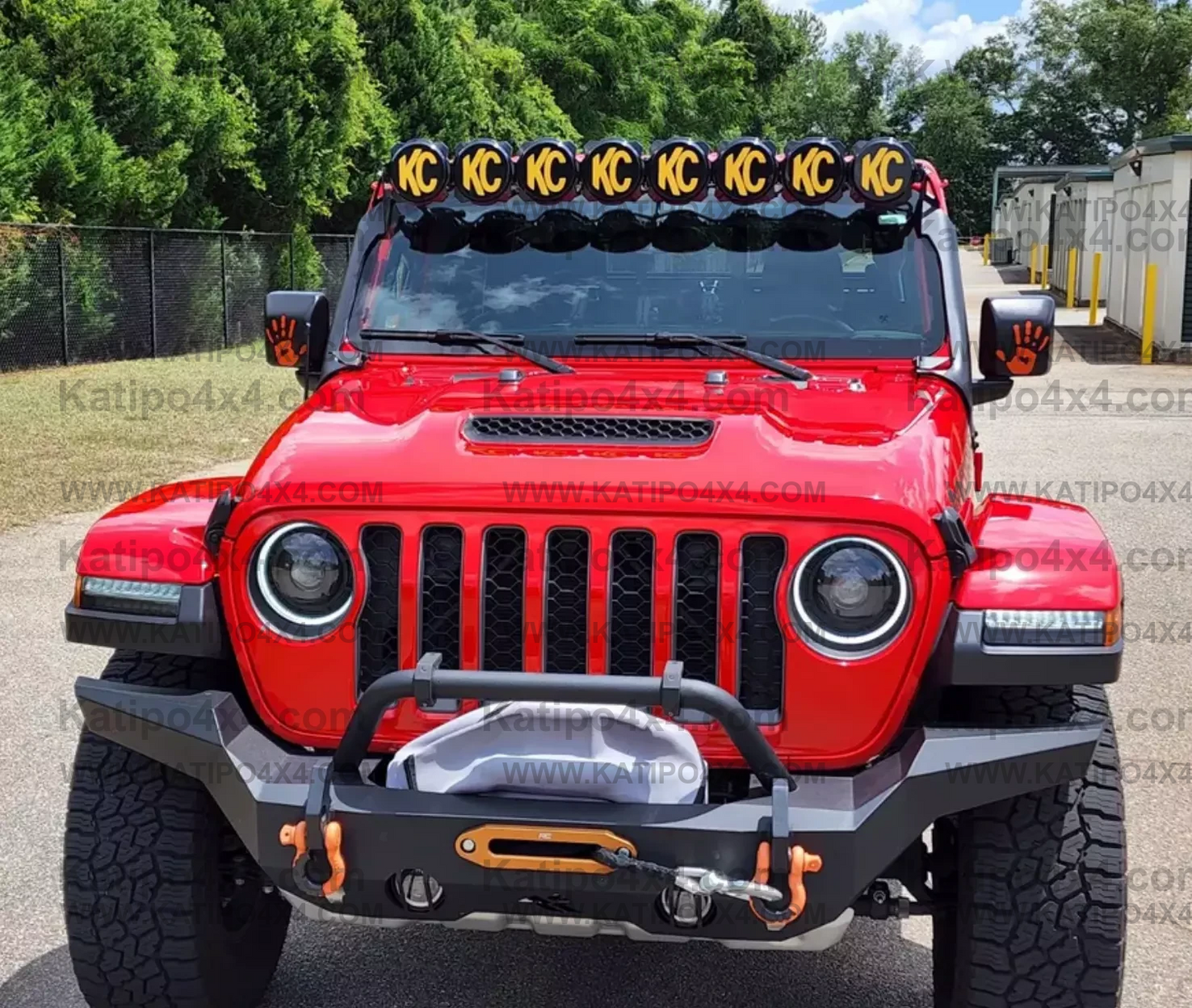 Bracket Set - 50" Light Bar - Overhead Mount - Pair - for Jeep 392/Mojave