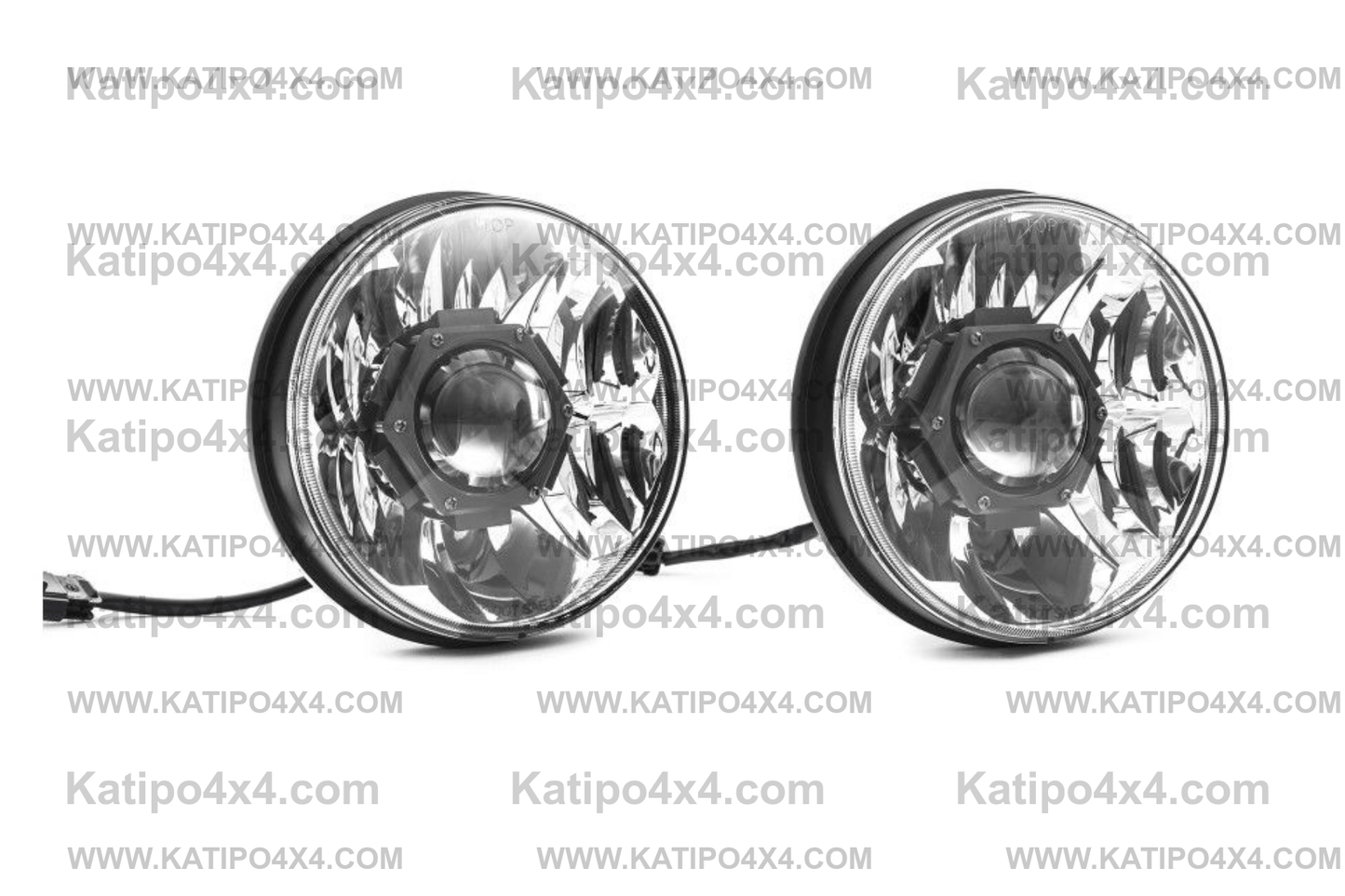7" Gravity® LED Pro - 2-Headlights - 40W Driving Beam - for 18-23 Jeep JL / JT w/ Halogen Headlights