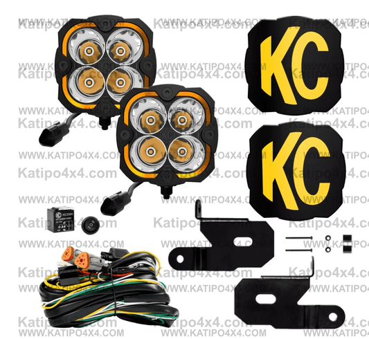 FLEX ERA® 4 - 2-Light System - Pillar Mount - for 18-23 Jeep JL/JT/4xe