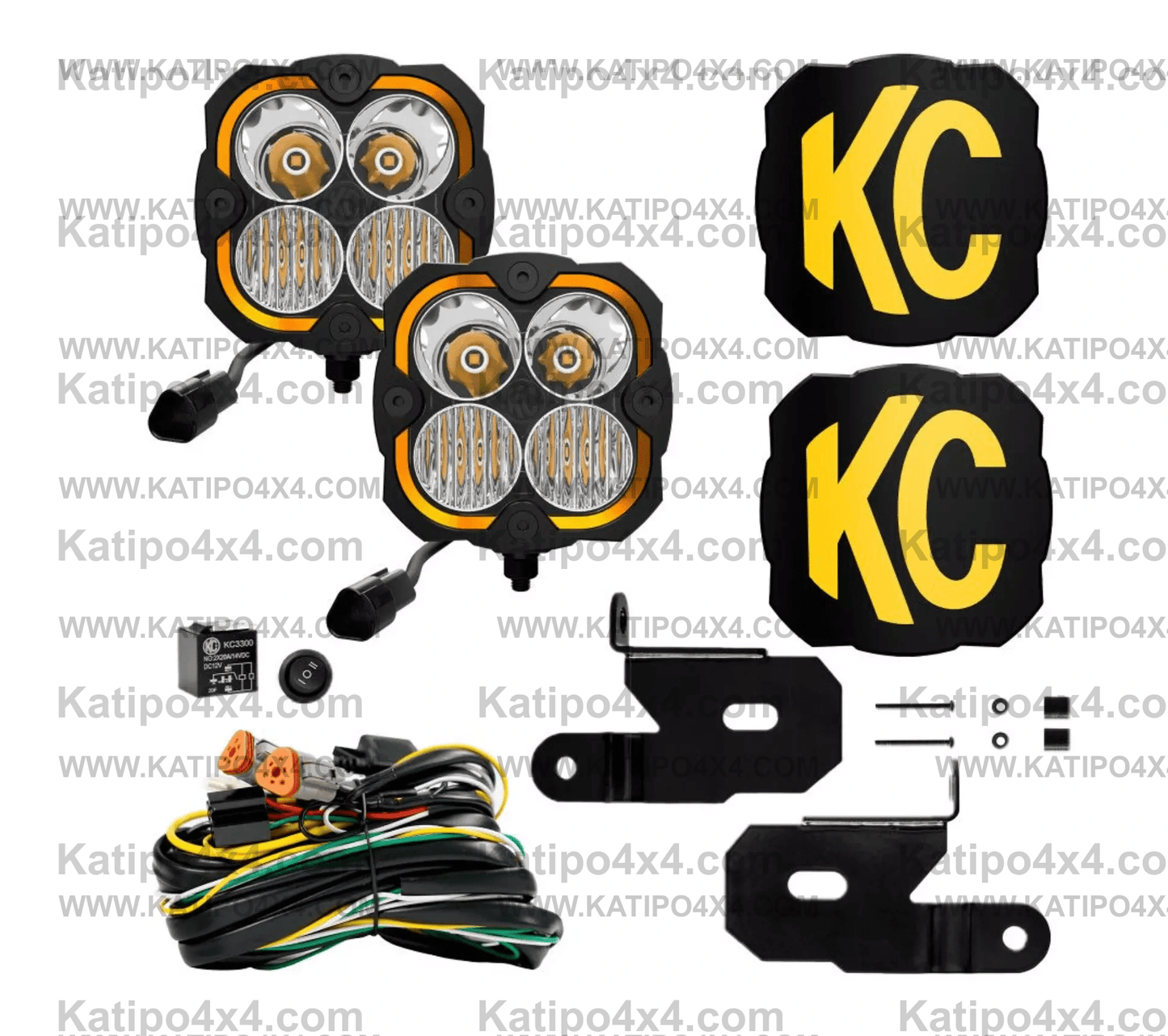 FLEX ERA® 4 - 2-Light System - Pillar Mount - for 18-23 Jeep JL/JT/4xe