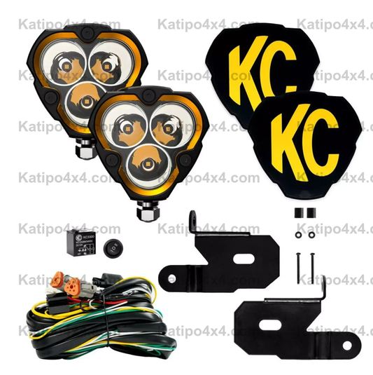 FLEX ERA® 3 - 2-Light System - Pillar Mount - for 18-23 Jeep JL/JT/4xe