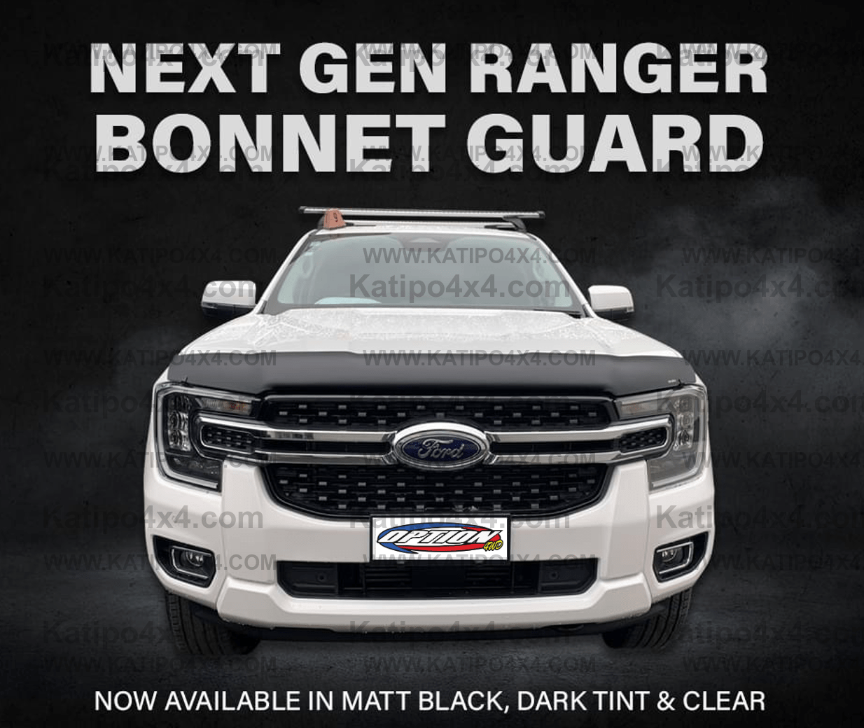 NEXT-GEN - BONNET GUARD TINTED / CLEAR / SILVER ( N.Z MADE ) NZ ONLY