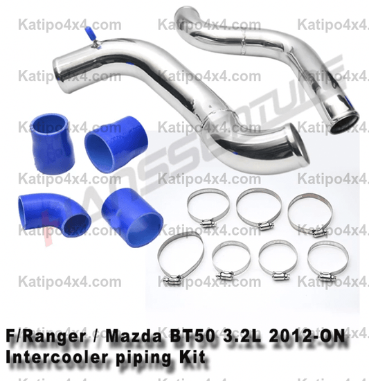 Aluminium Turbo Intercooler Piping Pipe Fit For Ford Ranger T6/ BT-50 3.2L TDCi 2012-2022. ( FREE WORLD WIDE SHIPPING )