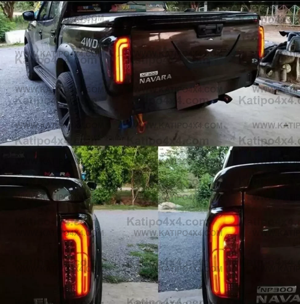 Rear LED  LIGHTS Nissan Np300 2015-2019Led -KNIGHT RIDER DESIGN
