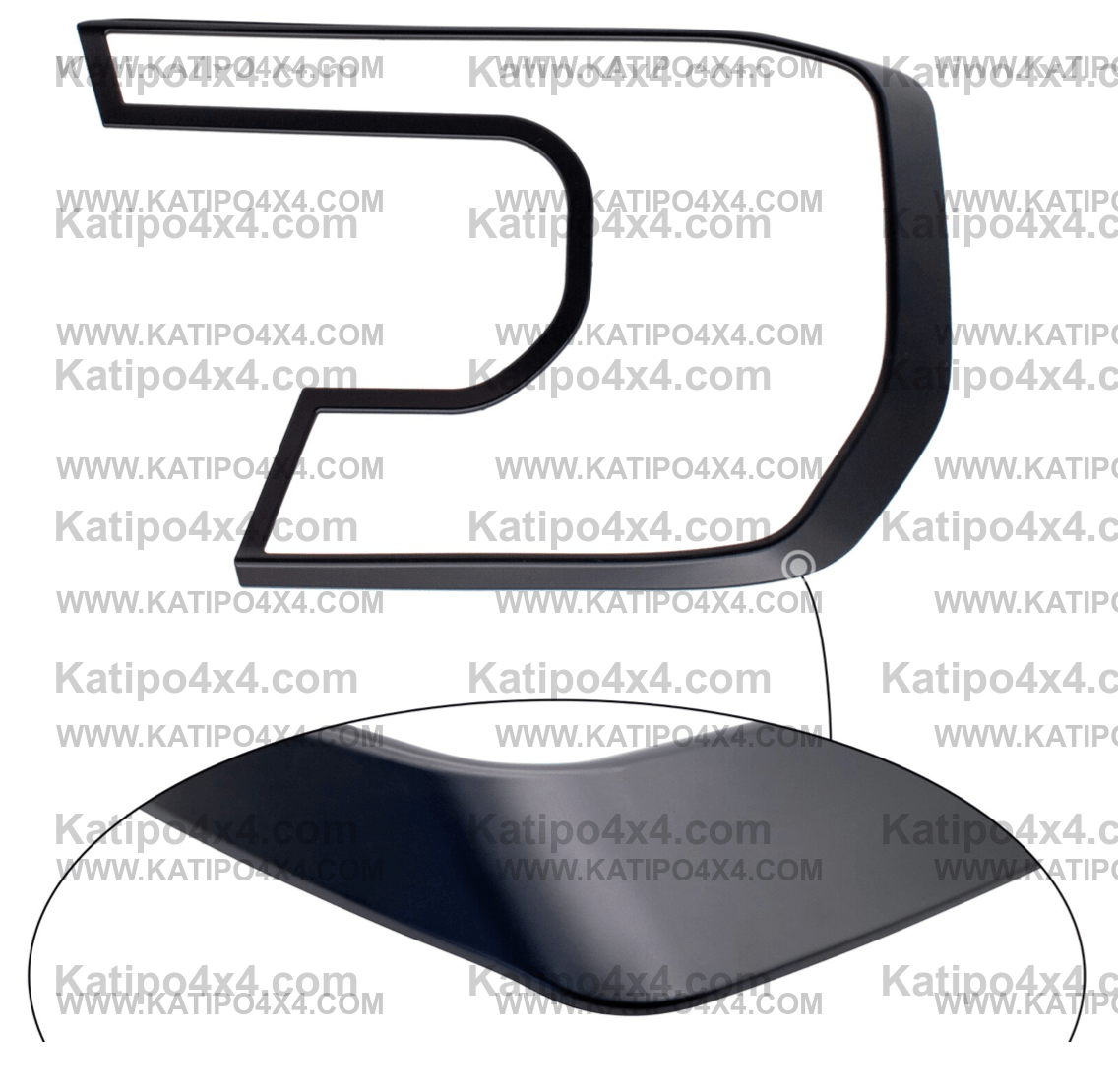 NEXT-GEN Ford Ranger Blackout Headlight Trim