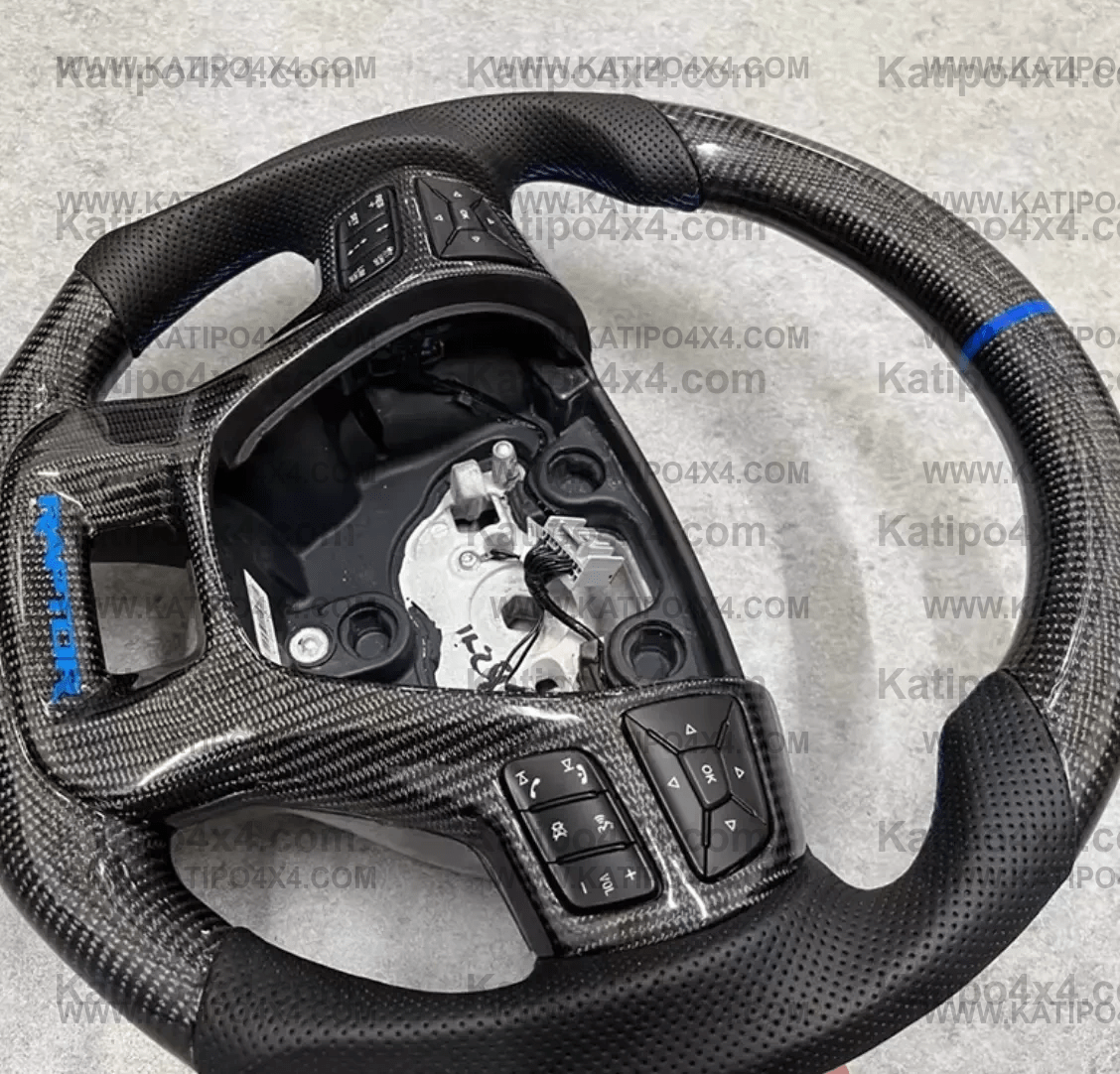 Carbon Fiber steering wheel Ford Ranger & Raptor 2015-2022 ( FREE WORLDWIDE SHIPPING )