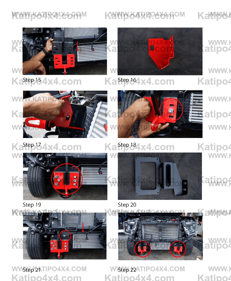 NEXT-GEN 2022+ OP-V1 FRONT WINCH BAR  - FORD RANGER & EVEREST ( IN STOCK NOW )