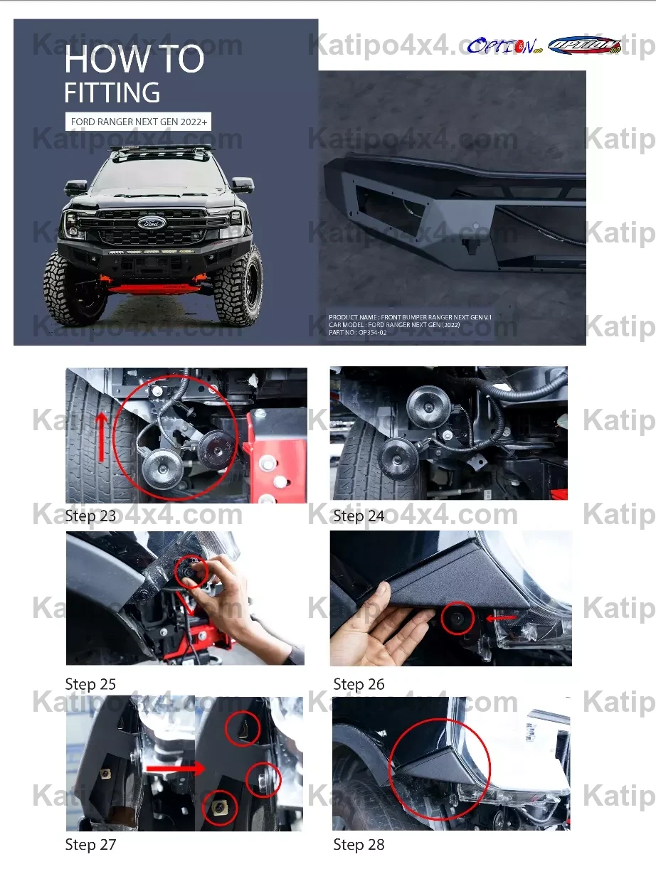 NEXT-GEN EVEREST - OP-V1 FRONT WINCH BAR FORD EVEREST 2022+ ( IN STOCK NOW )