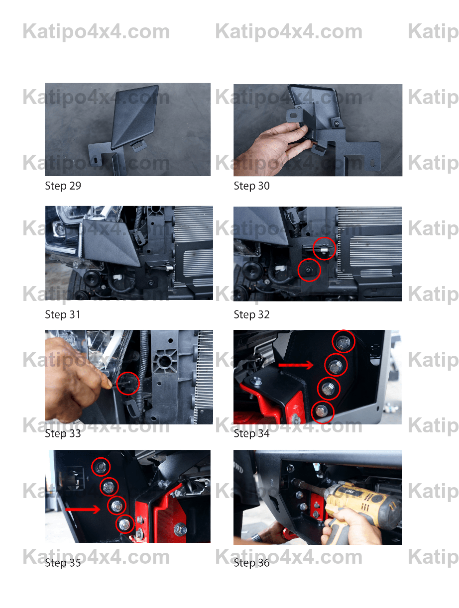 NEXT-GEN EVEREST - OP-V1 FRONT WINCH BAR FORD EVEREST 2022+ ( IN STOCK NOW )