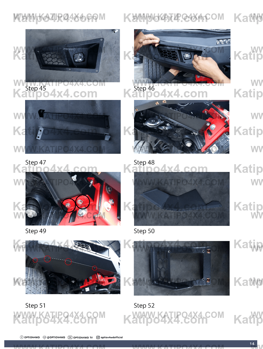 NEXT-GEN 2022+ OP-V1 FRONT WINCH BAR  - FORD RANGER & EVEREST ( IN STOCK NOW )