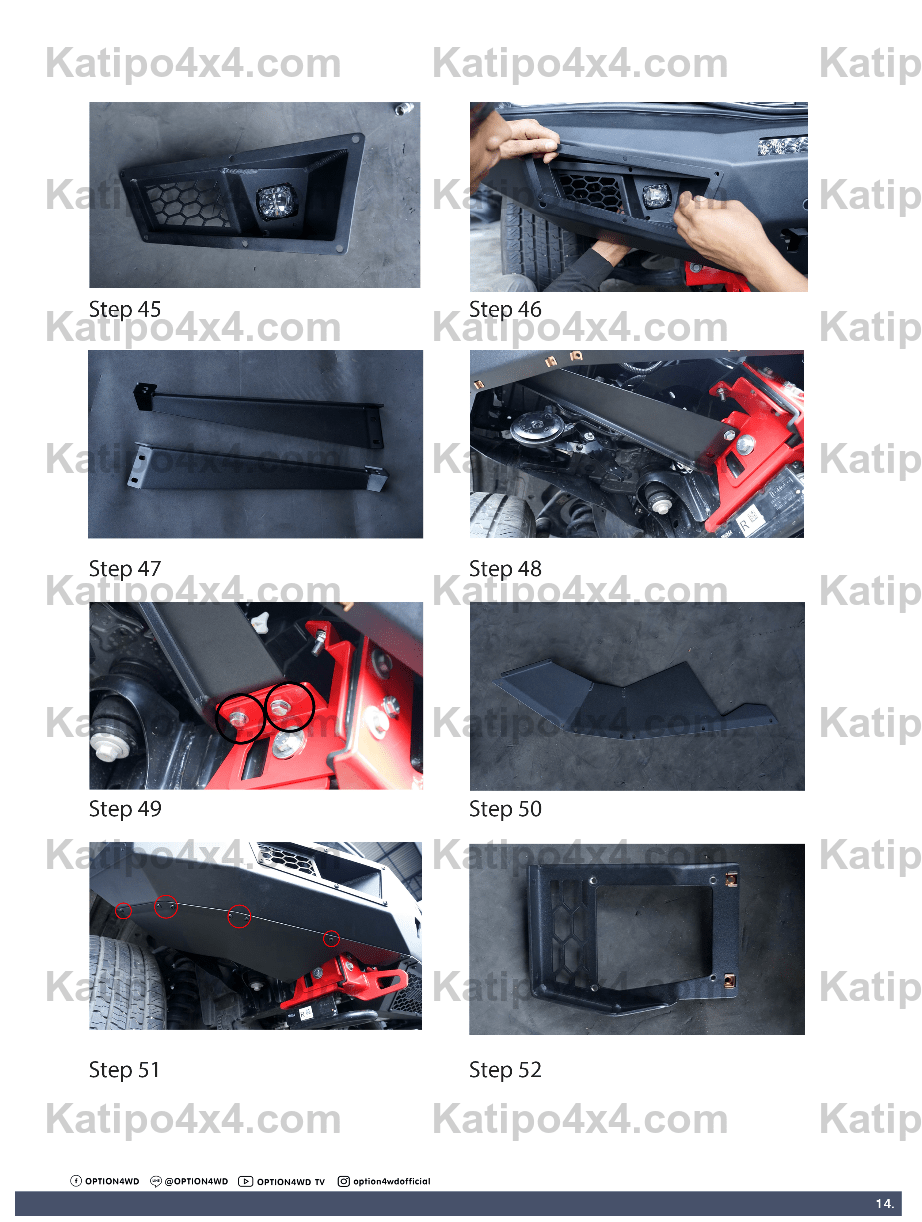 NEXT-GEN EVEREST - OP-V1 FRONT WINCH BAR FORD EVEREST 2022+ ( IN STOCK NOW )