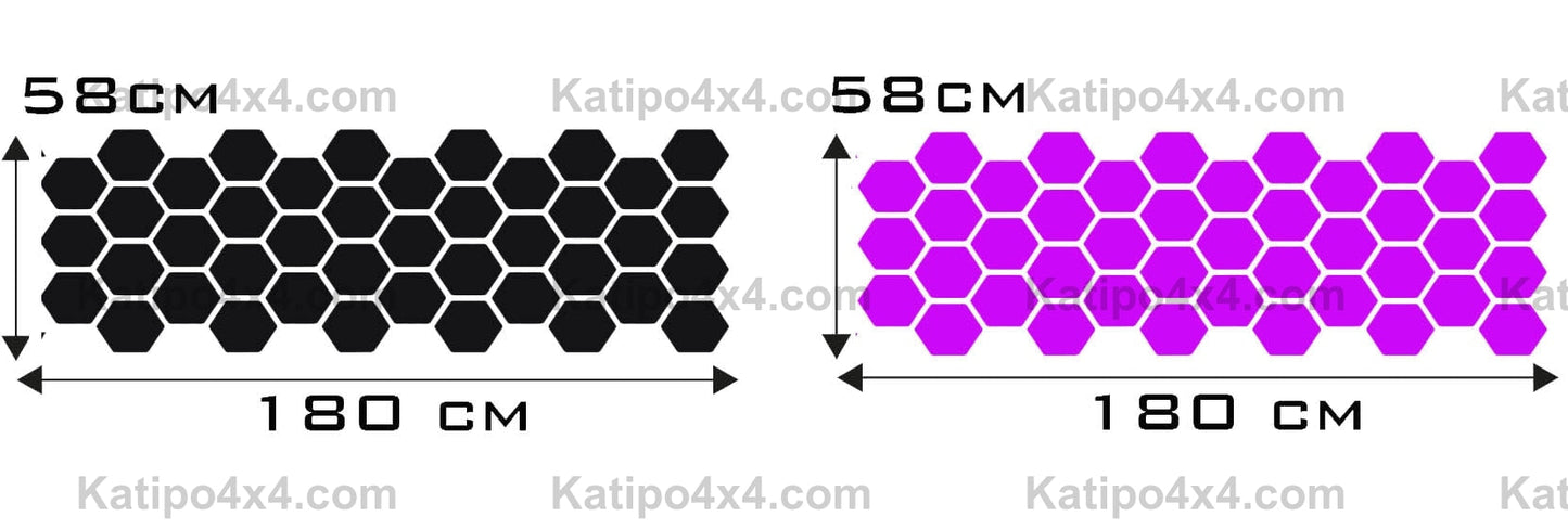 Honeycomb Side Sticker Rear Fender Sticker Car Sticker Suitable for any vehicle vinyl car wrap side graphic sticker decal