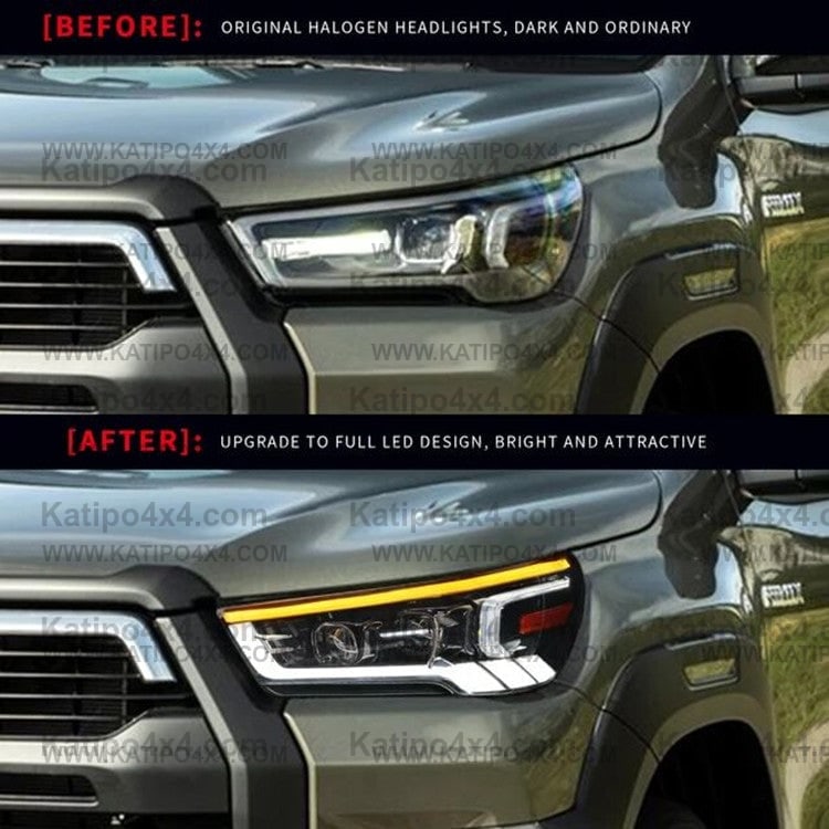 TOYOTA HILUX N80 LED HEADLIGHTS  2020-2022