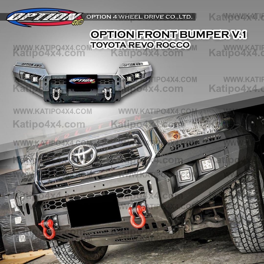 OPTION4WD - TOYOTA HILUX N80 V.1 FRONT BAR 2015-2025+