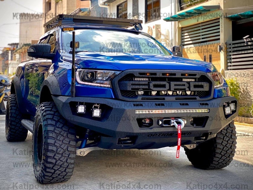 V.2 FRONT WINCH BAR, RANGER RAPTOR ( 2018-2022 ) NEW ZEALAND ONLY