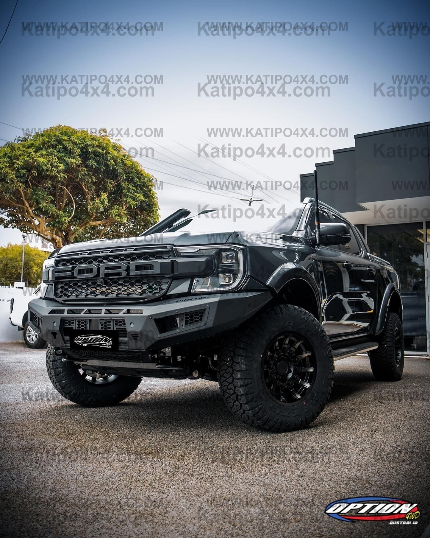 NEXT-GEN 2022+ OP-V1 FRONT WINCH BAR  - FORD RANGER & EVEREST ( IN STOCK NOW )