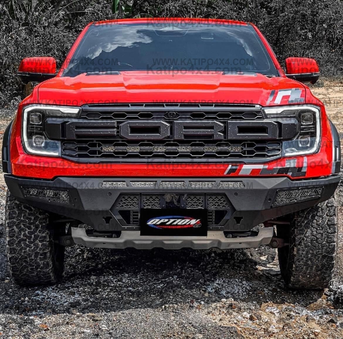 OPTION4WD - NEXT-GEN RAPTOR OP-X FRONT WINCH BAR