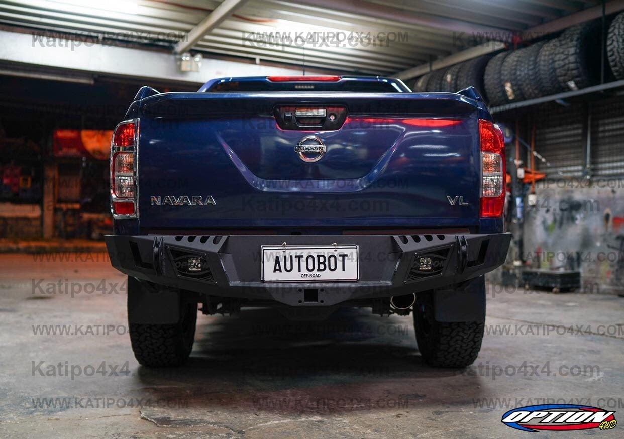 NISSAN NAVARA 2015-2019 REAR BAR WITH 2" HITCH ( SPORT )