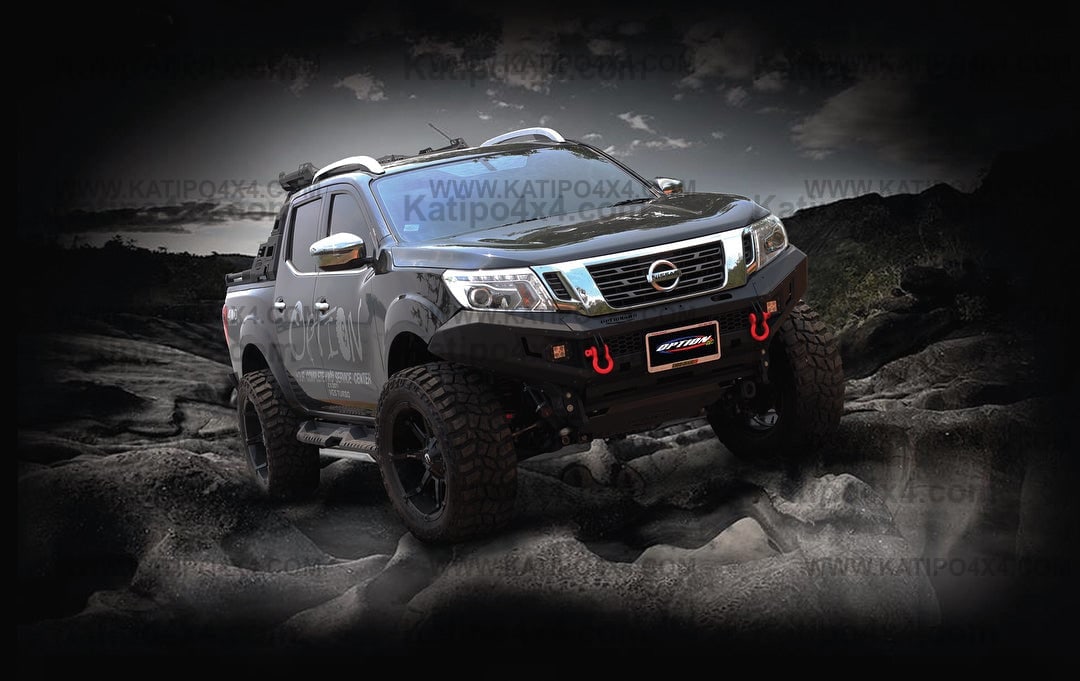 OPTION4WD - V.1 FRONT WINCH BAR - NISSAN NAVARA (2015-2019 )