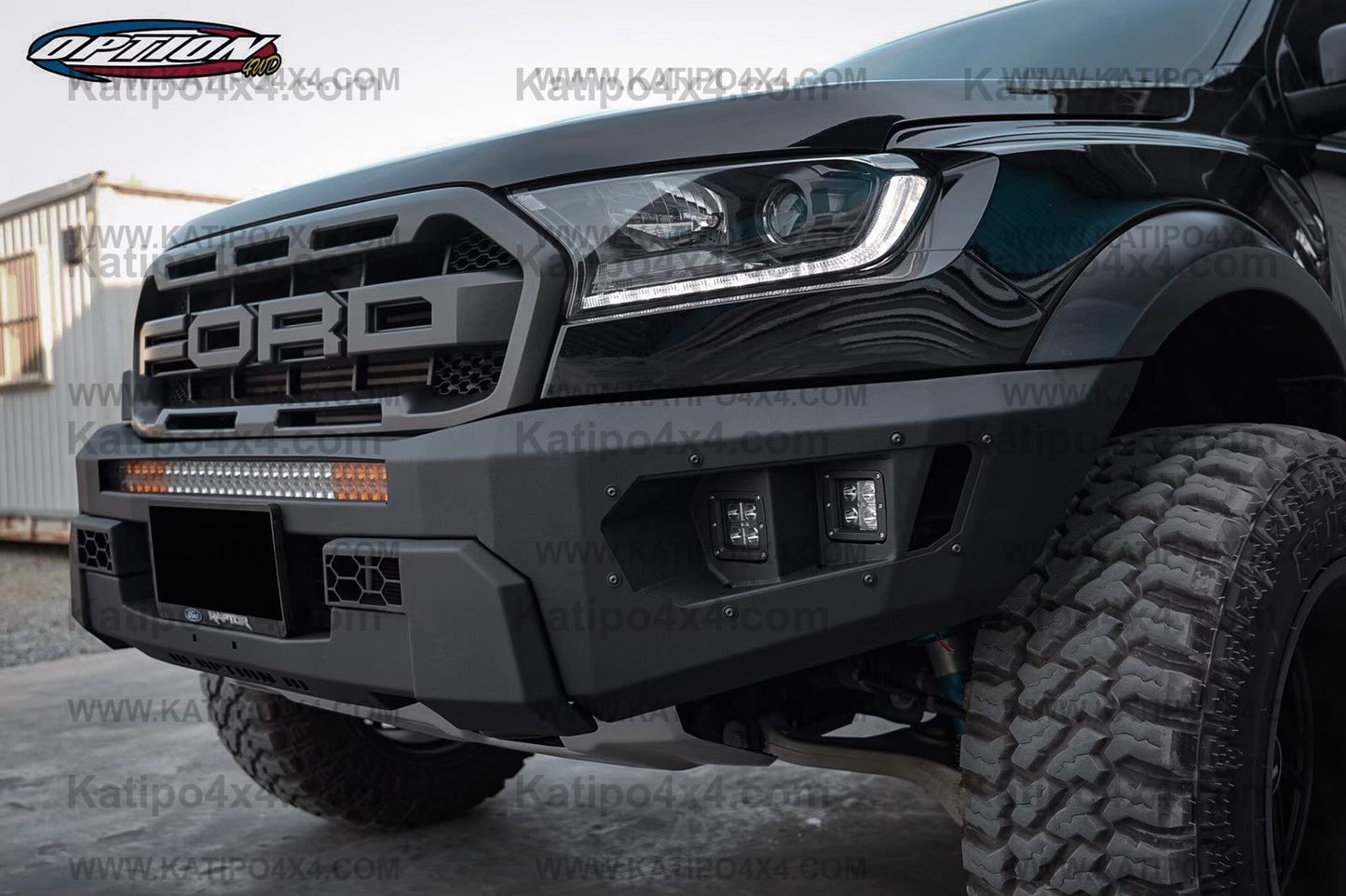 V.1 FRONT WINCH BAR, FORD RANGER RAPTOR