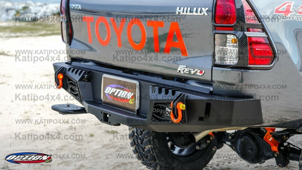 N80 TOYOTA HILUX REAR BAR & TOW HITCH ( 2015-2022 ) SPORT