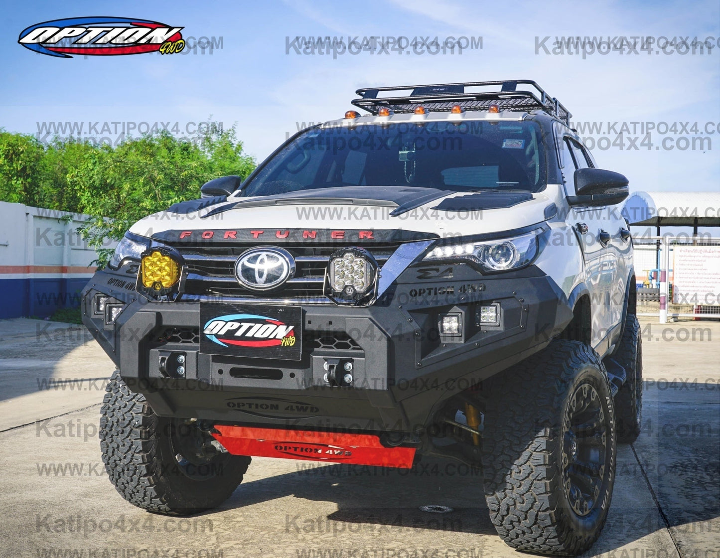 TOYOTA FORTUNER V.1 FRONT BAR ( 2015-2020 )
